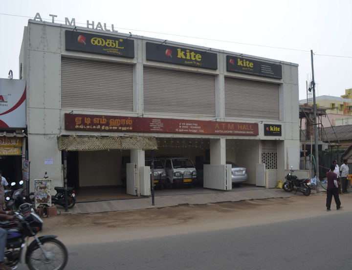 Easily reachable hall on main road, Coimbatore